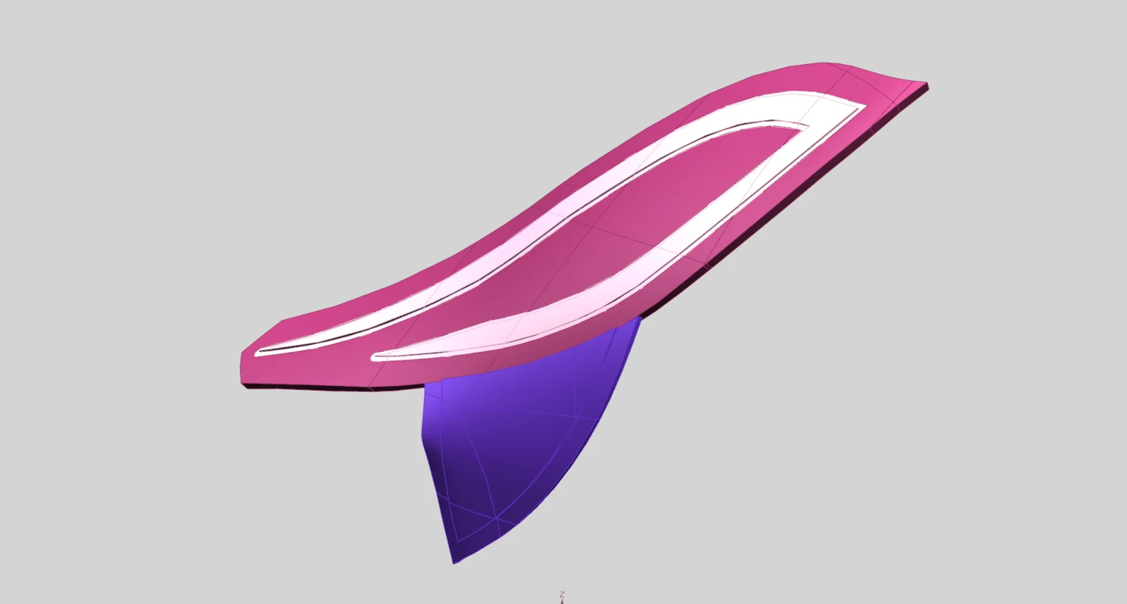 Split headlight design modeled in Siemens NX